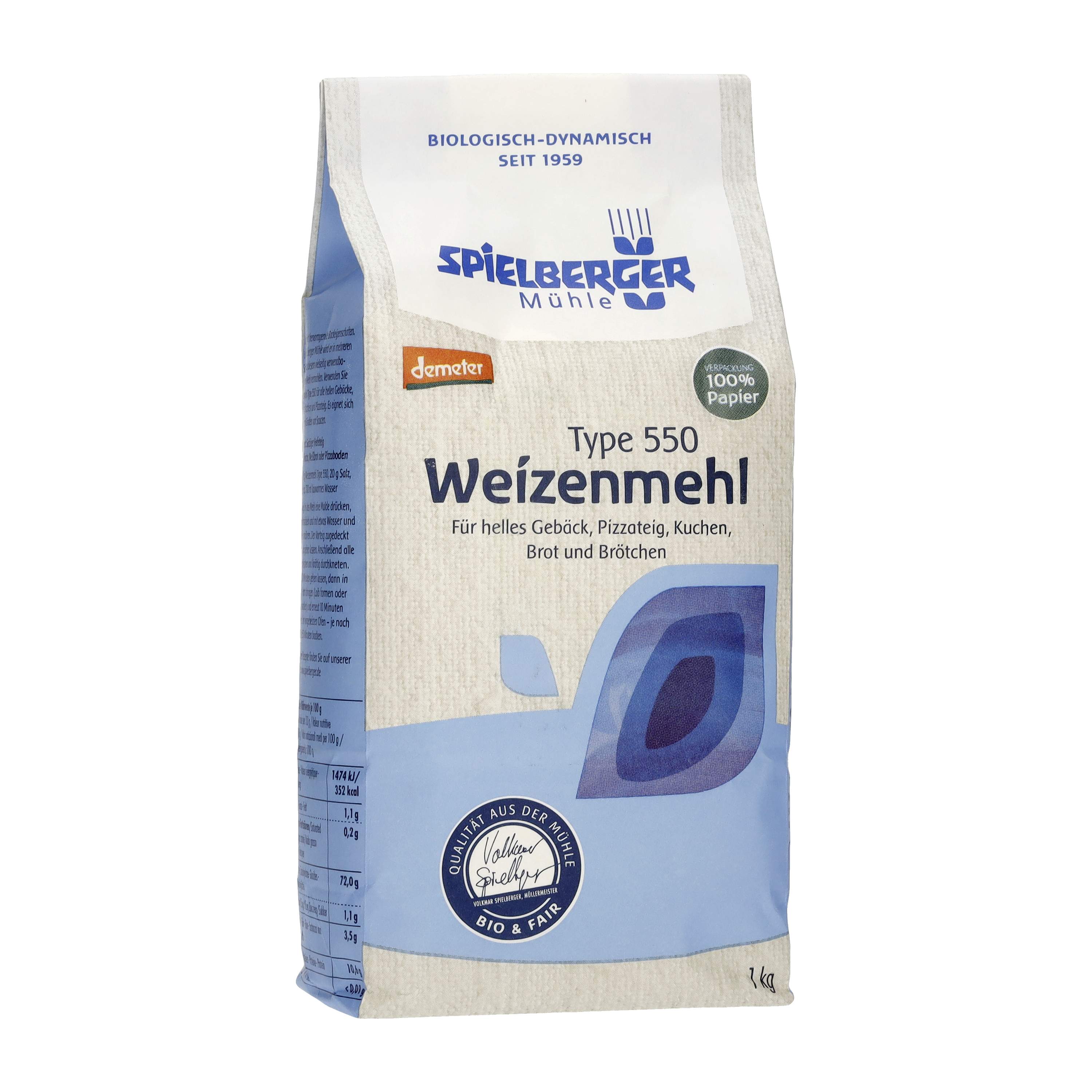Weizenmehl, Typ 550