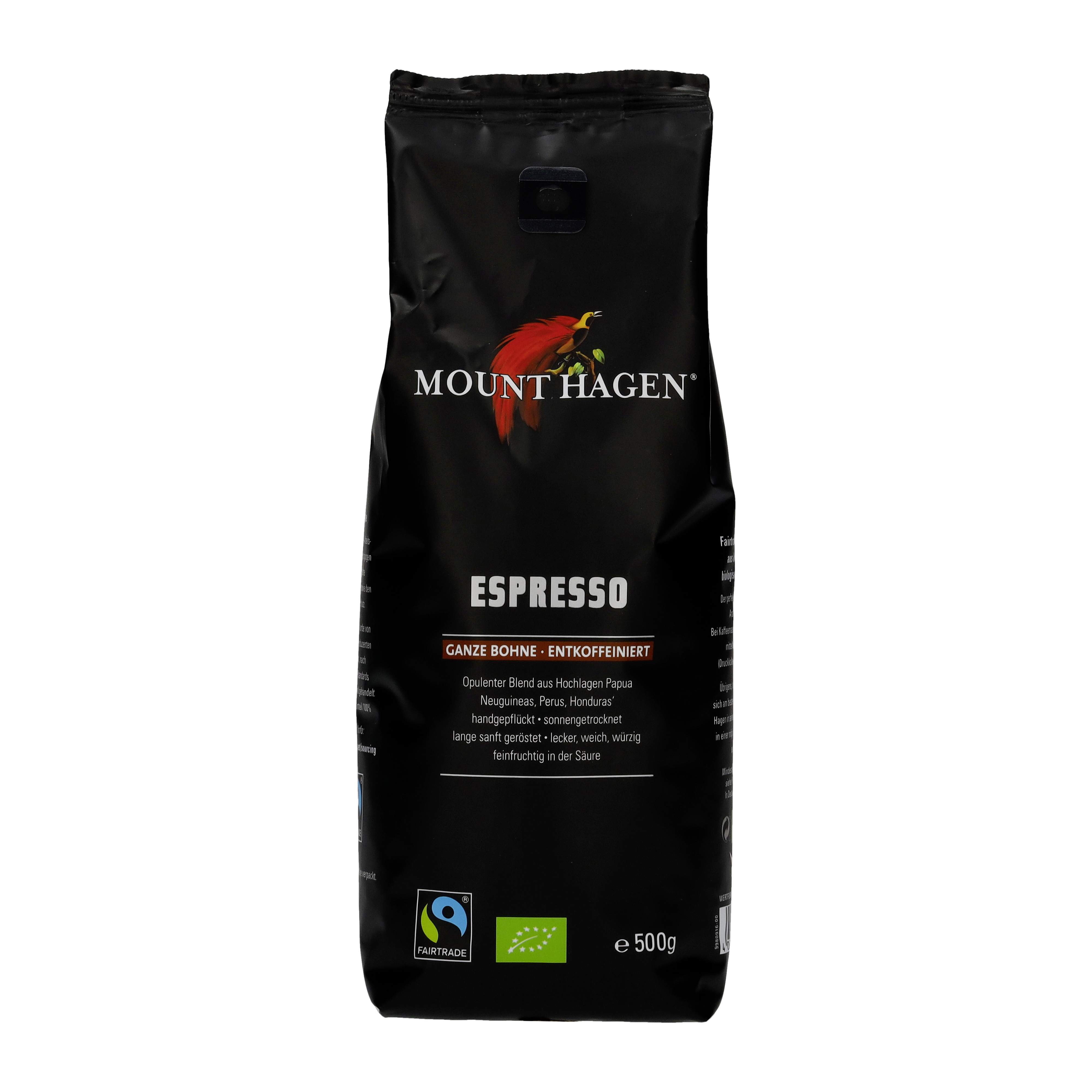 Espresso, entkoffeiniert