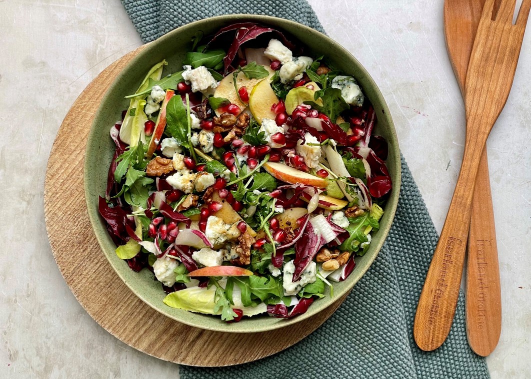 Radicchio-Chicorée-Salat mit Gorgonzola