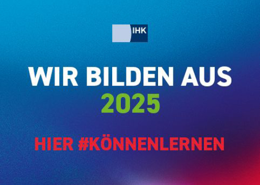 Wir bilden aus 2025, IHK Logo