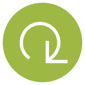 Symbol mit rotierendem Pfeil