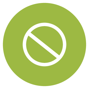 Symbol für Unerwünschtes