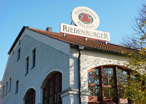 Das alte Brauhaus Riedenburger.
